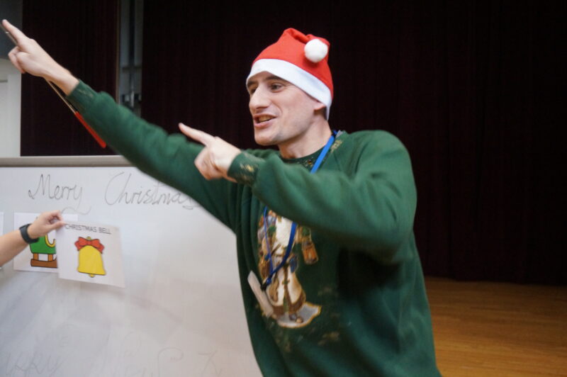 みどり市で「ウィンター・イングリッシュ・チャレンジ」 クリスマス